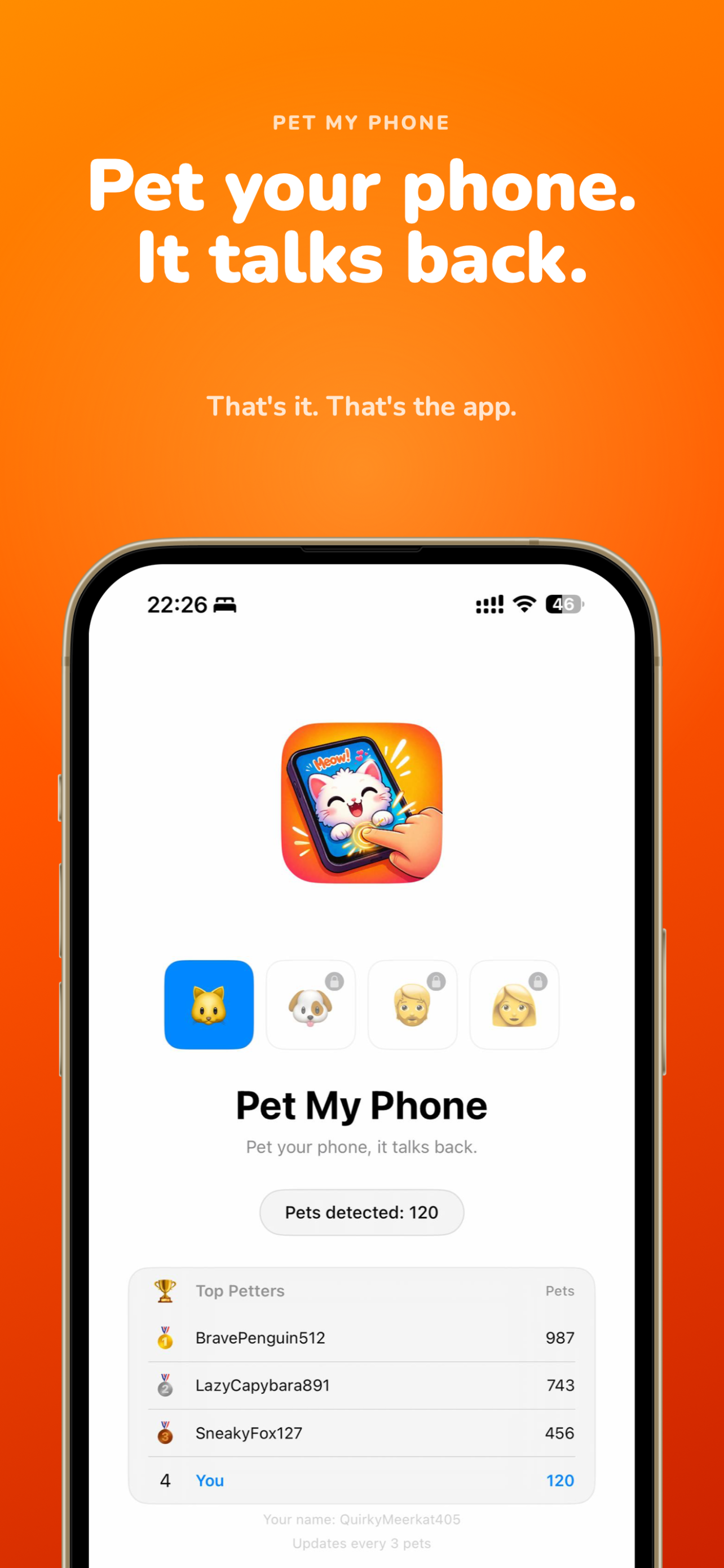 Pet My Phone